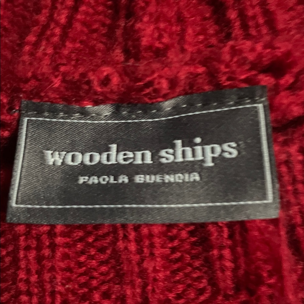 Wooden Ships by Paola Buendia Christmas Tree Crew Chunky Sweater - Picture 10 of 11